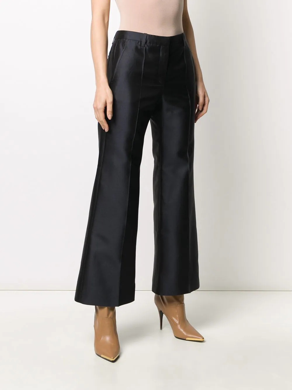 flared tailored trousers - 3