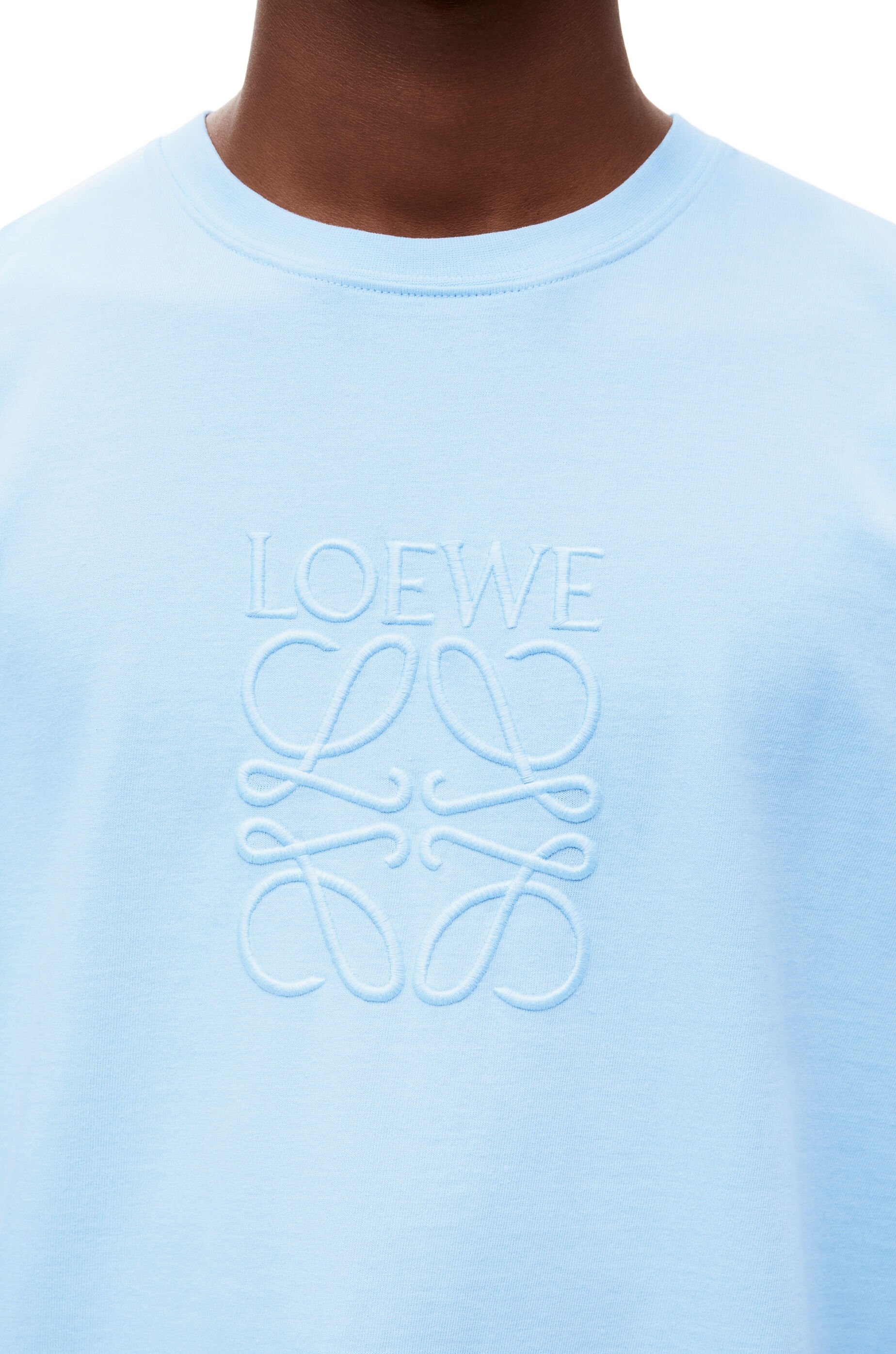 LOEWE｜ (Relaxed Fit T-Shirt in cotton (H526Y22XBN 4160) Relaxed fit T-shirt in cotton Green - LOEWE