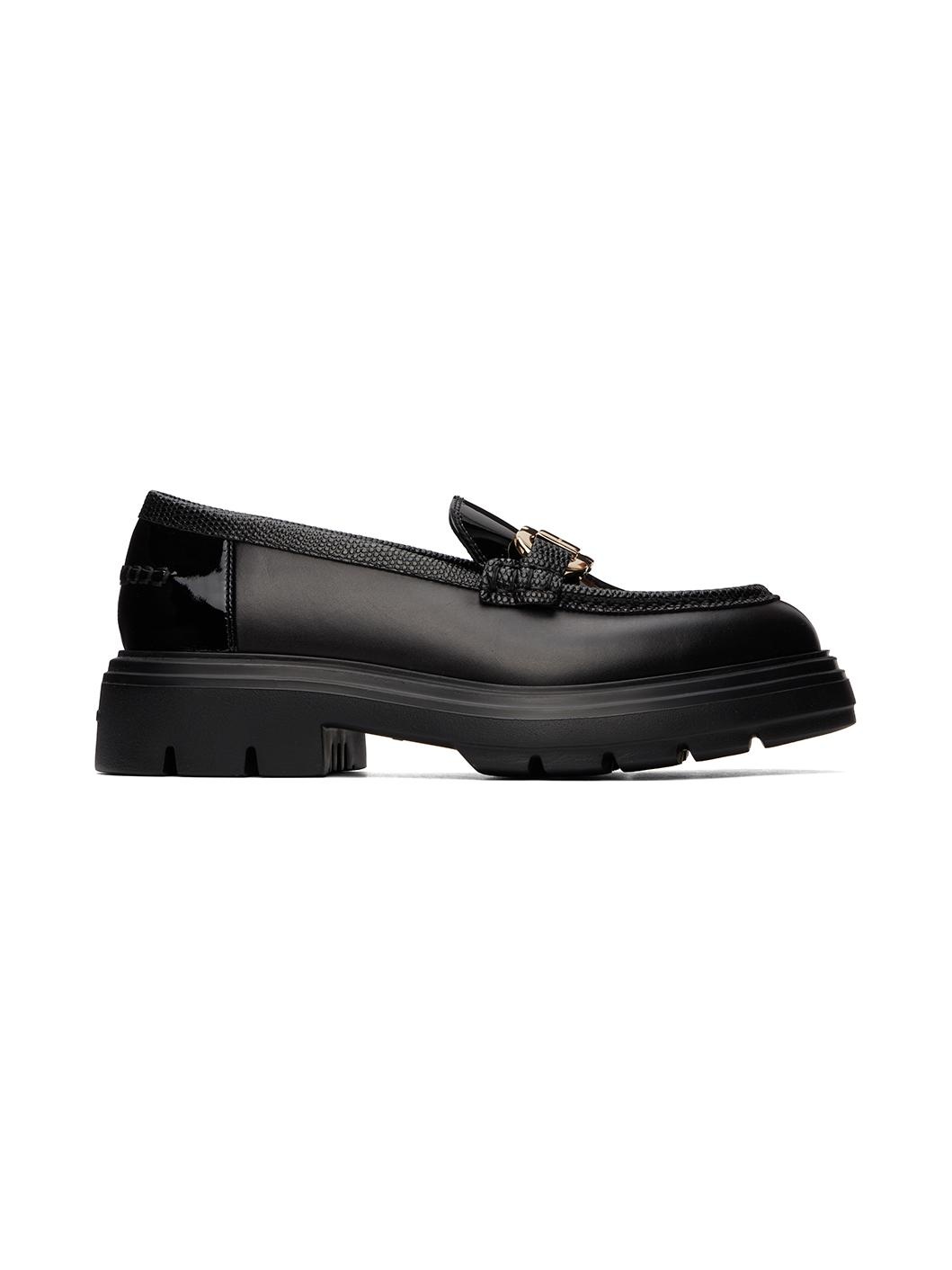 Black Brooke Loafers - 1