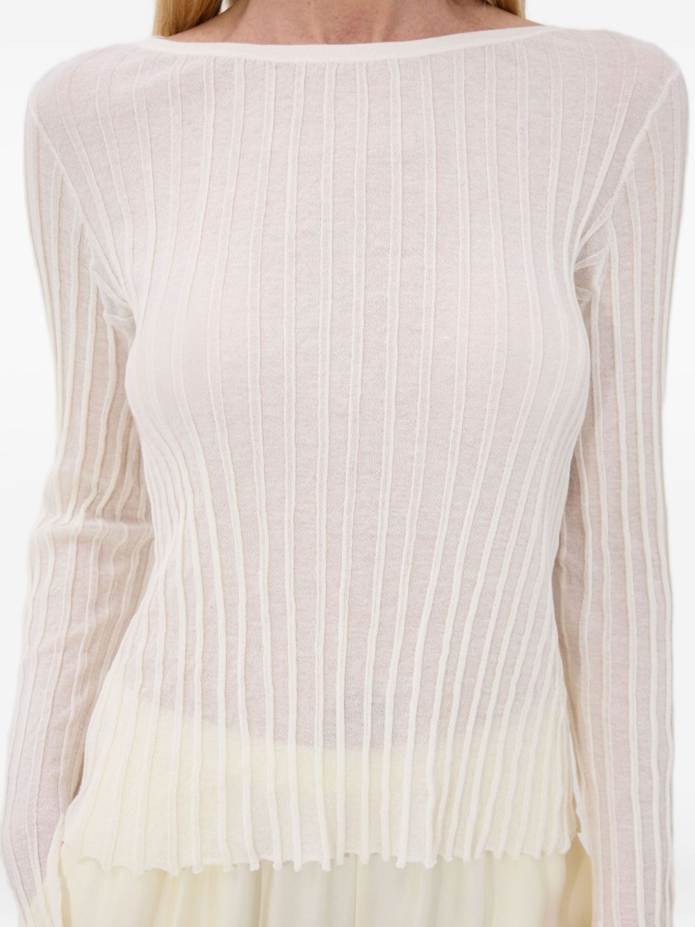 Mabille ribbed boat-neck T-shirt - 5