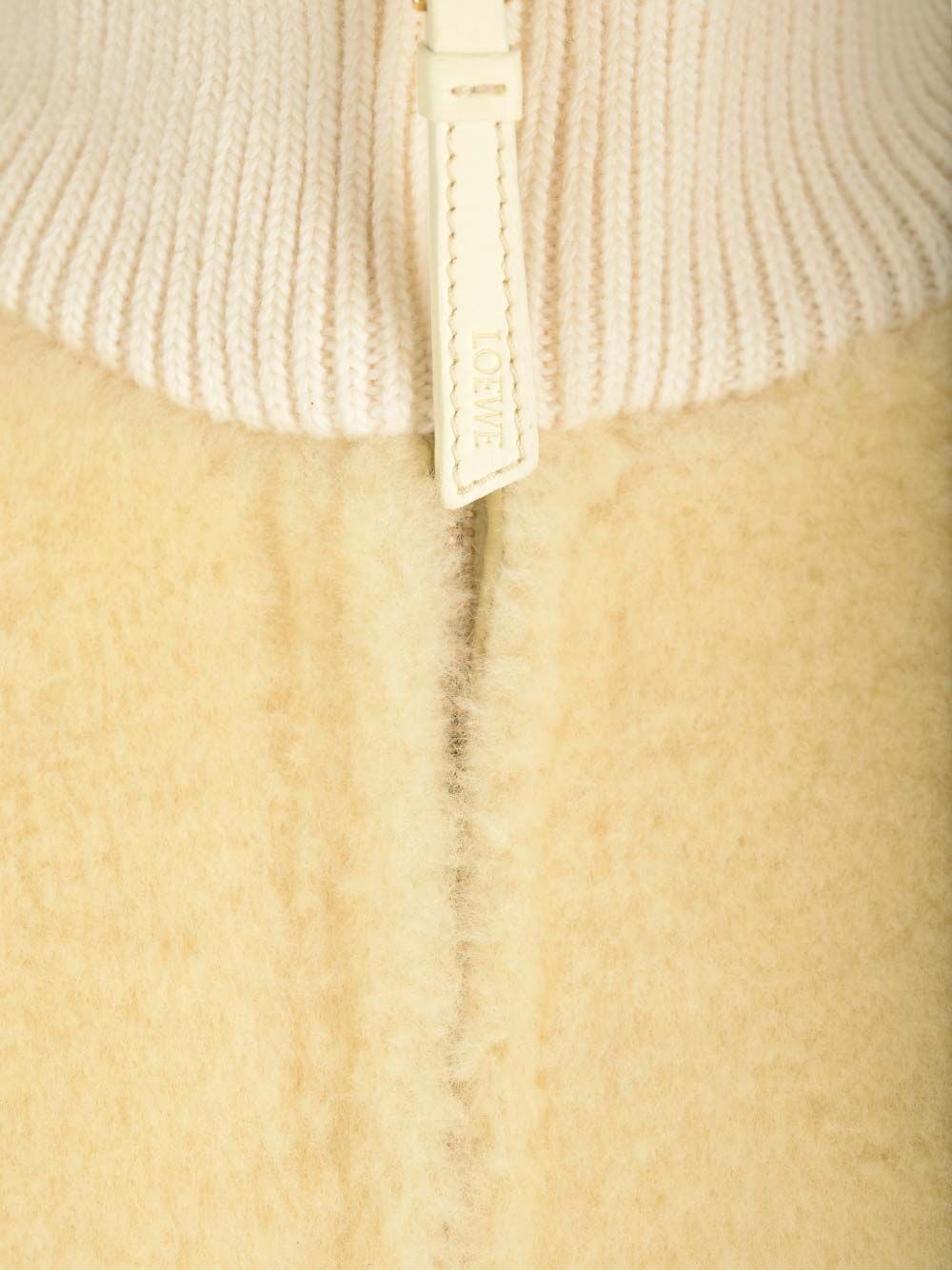 Wool And Sheraling Vest Jackets White - 3