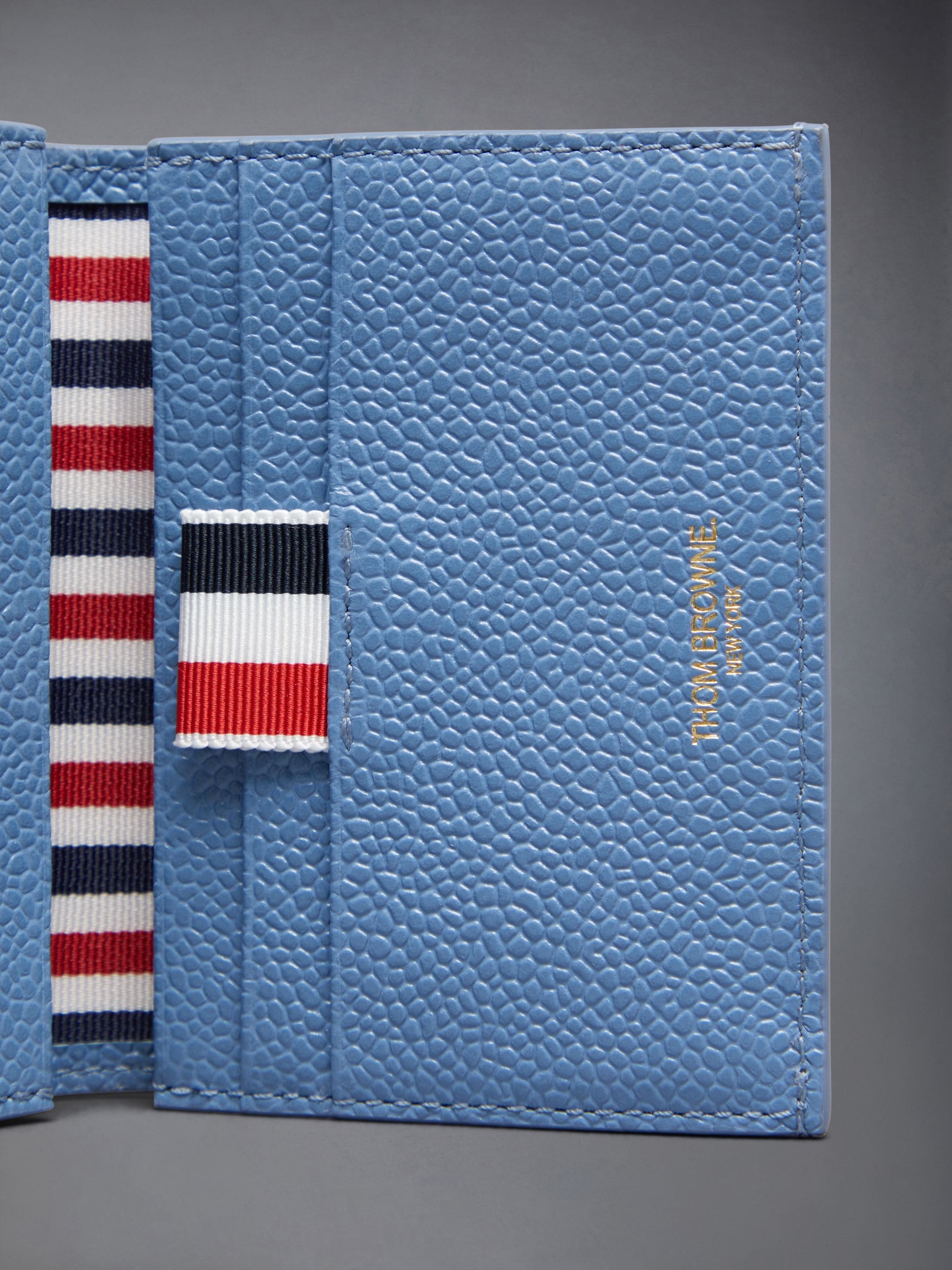 Pebble Grain Rose 4-Bar Double Card Holder - 4