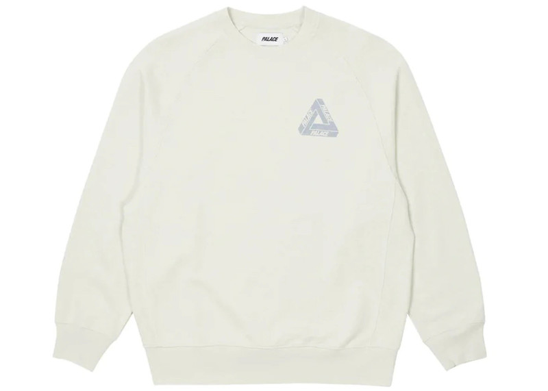 PALACE Palace Tri-Ferg Slub Crew White outlook