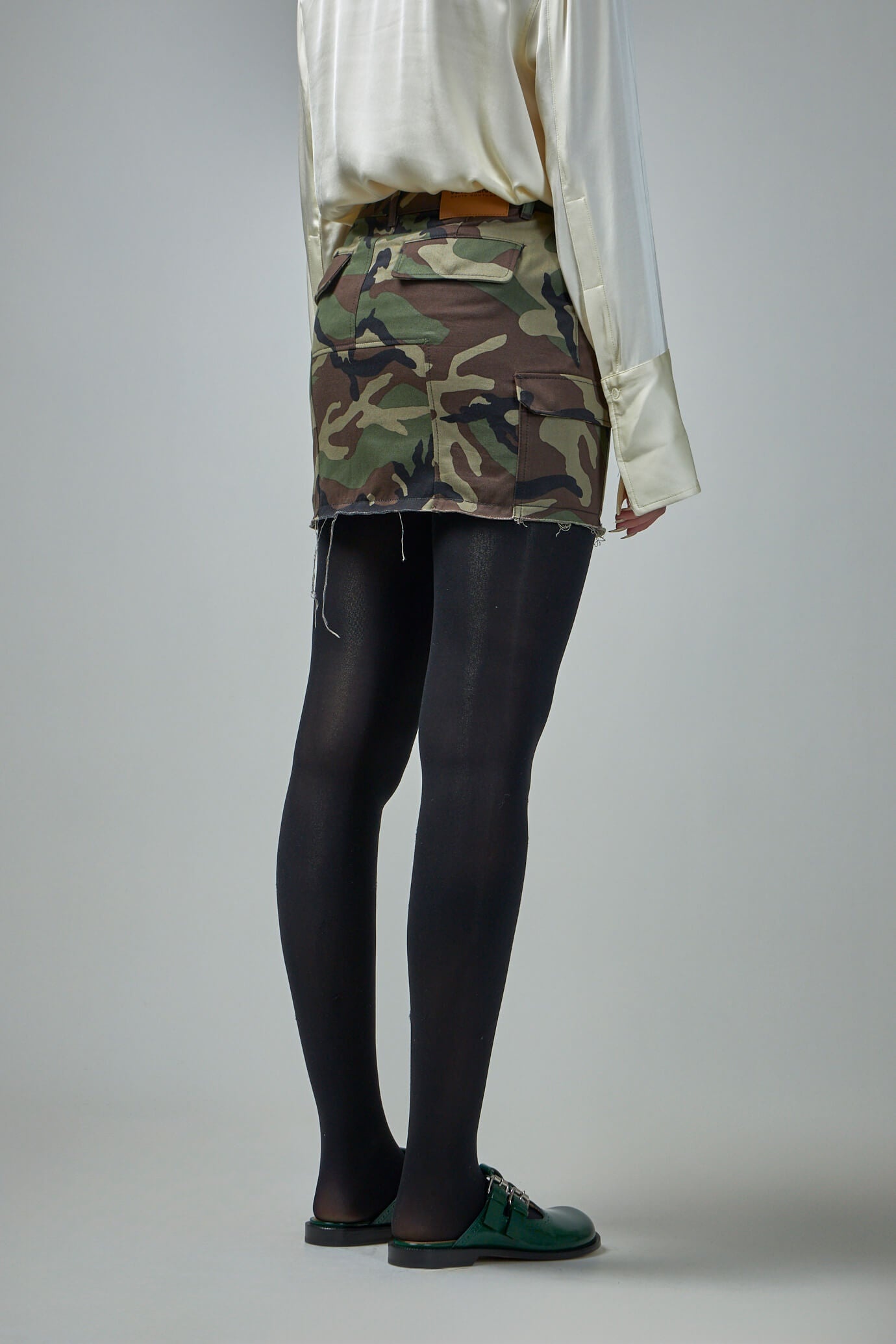 Cargo Camo Mini Skirt - 3