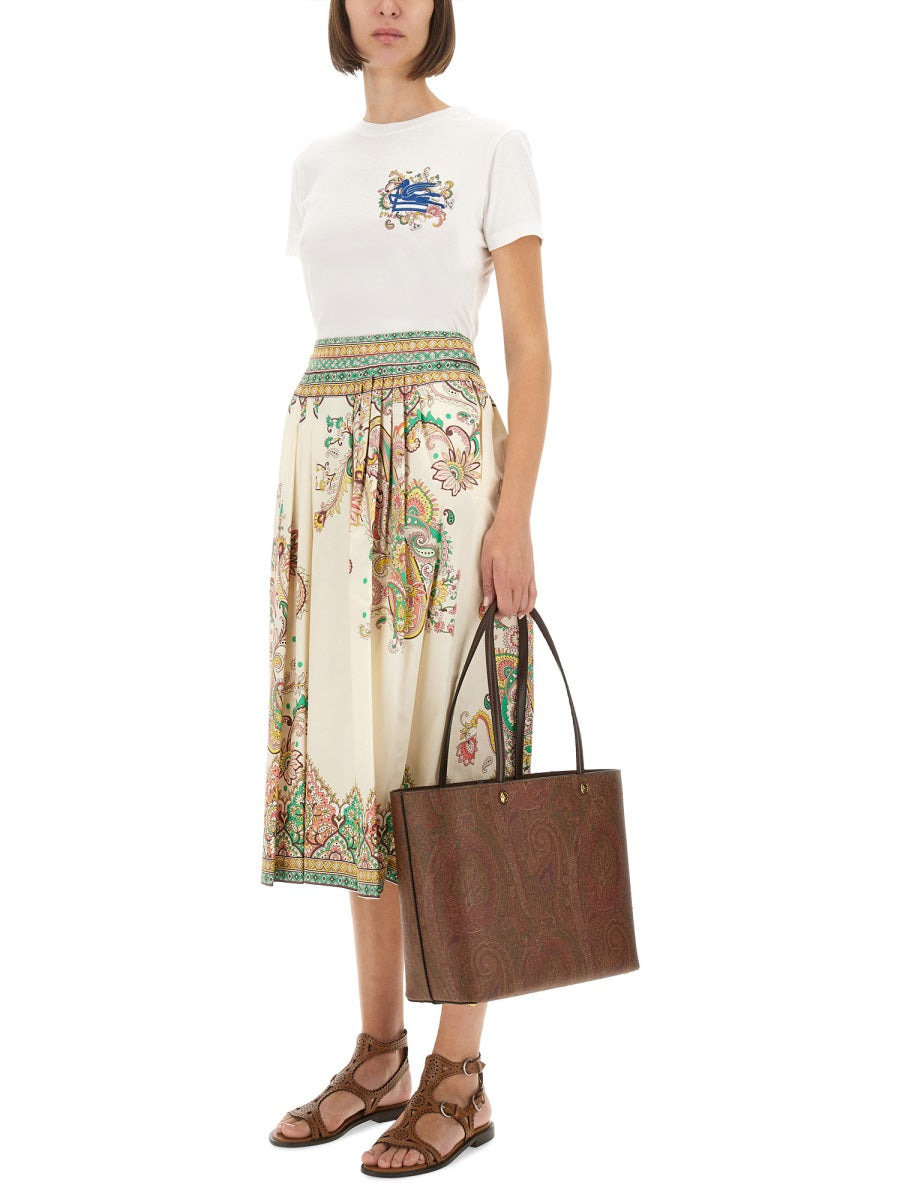 Etro Women Paisley Print Midi Skirt - 2