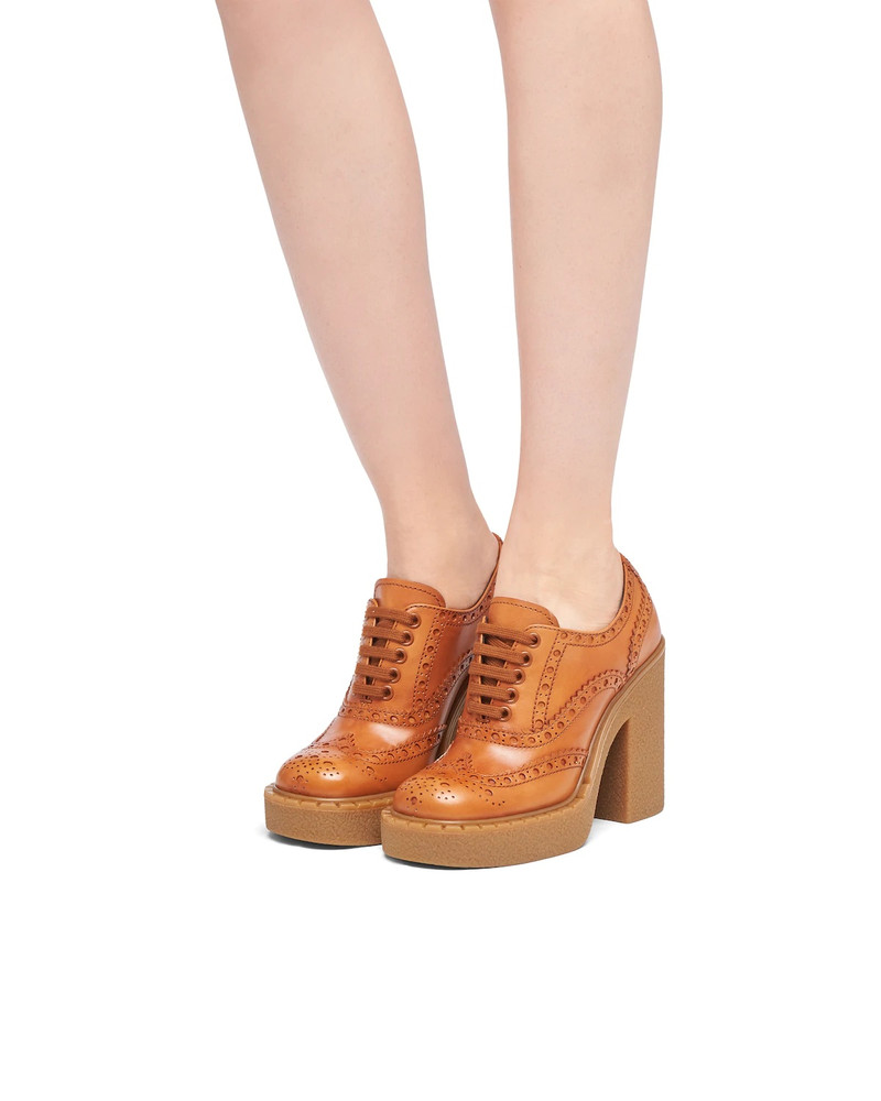 Leather laced shoes 5