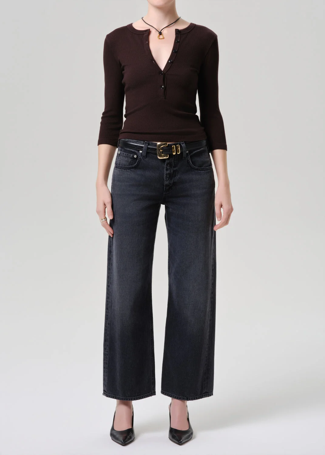 Boy Henley In Chocolate - 1