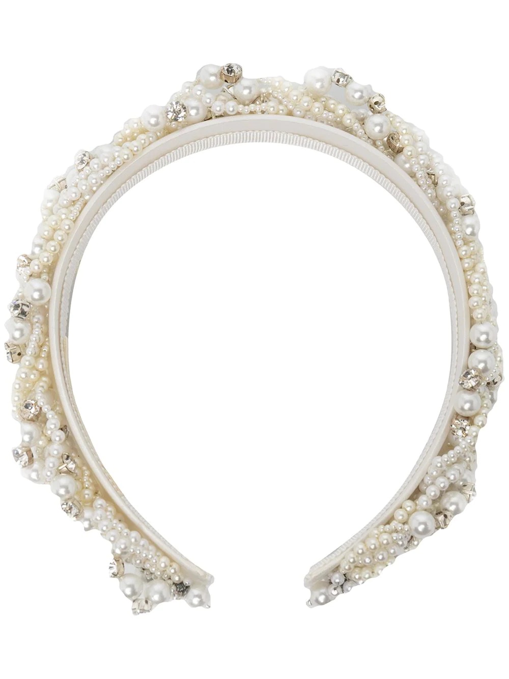 Guilianna crystal pearl headband - 1