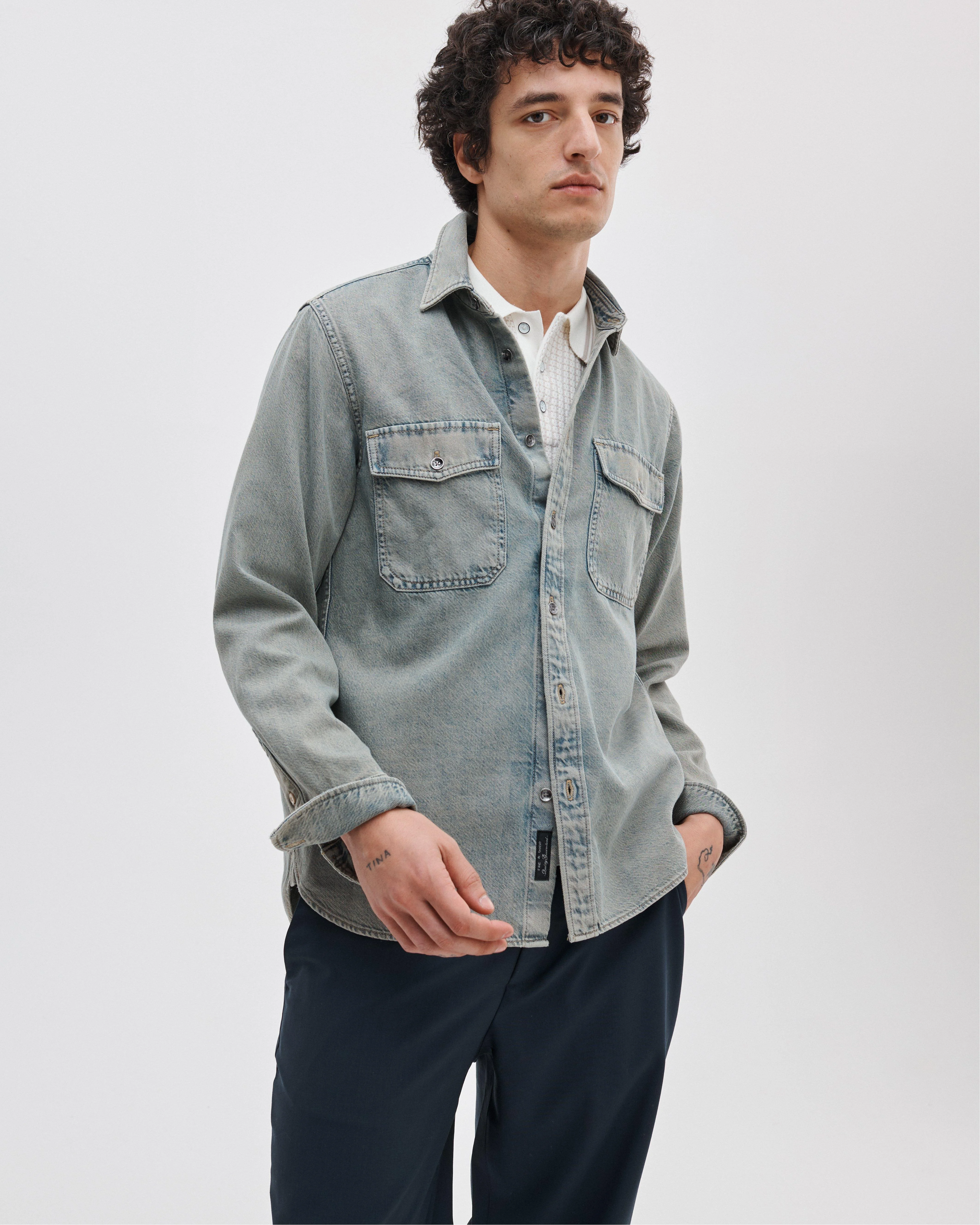 Infuse Denim CPO Overshirt Ultra Featherweight Denim - 1