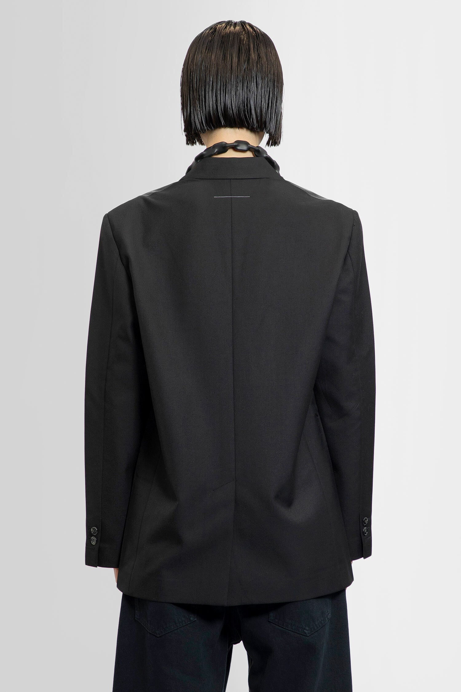 MM6 MAISON MARGIELA WOMAN BLACK BLAZERS - 4