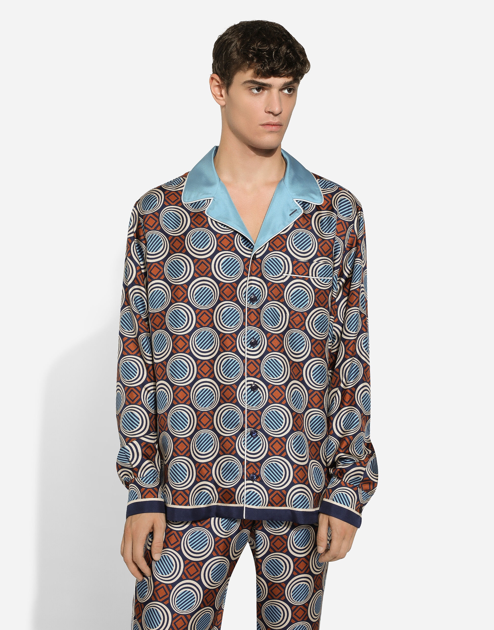 Printed silk shirt - 4