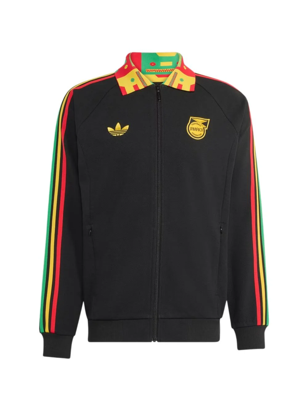 x Bob Marley Away Anthem stripe logo-patch sweatshirt - 1