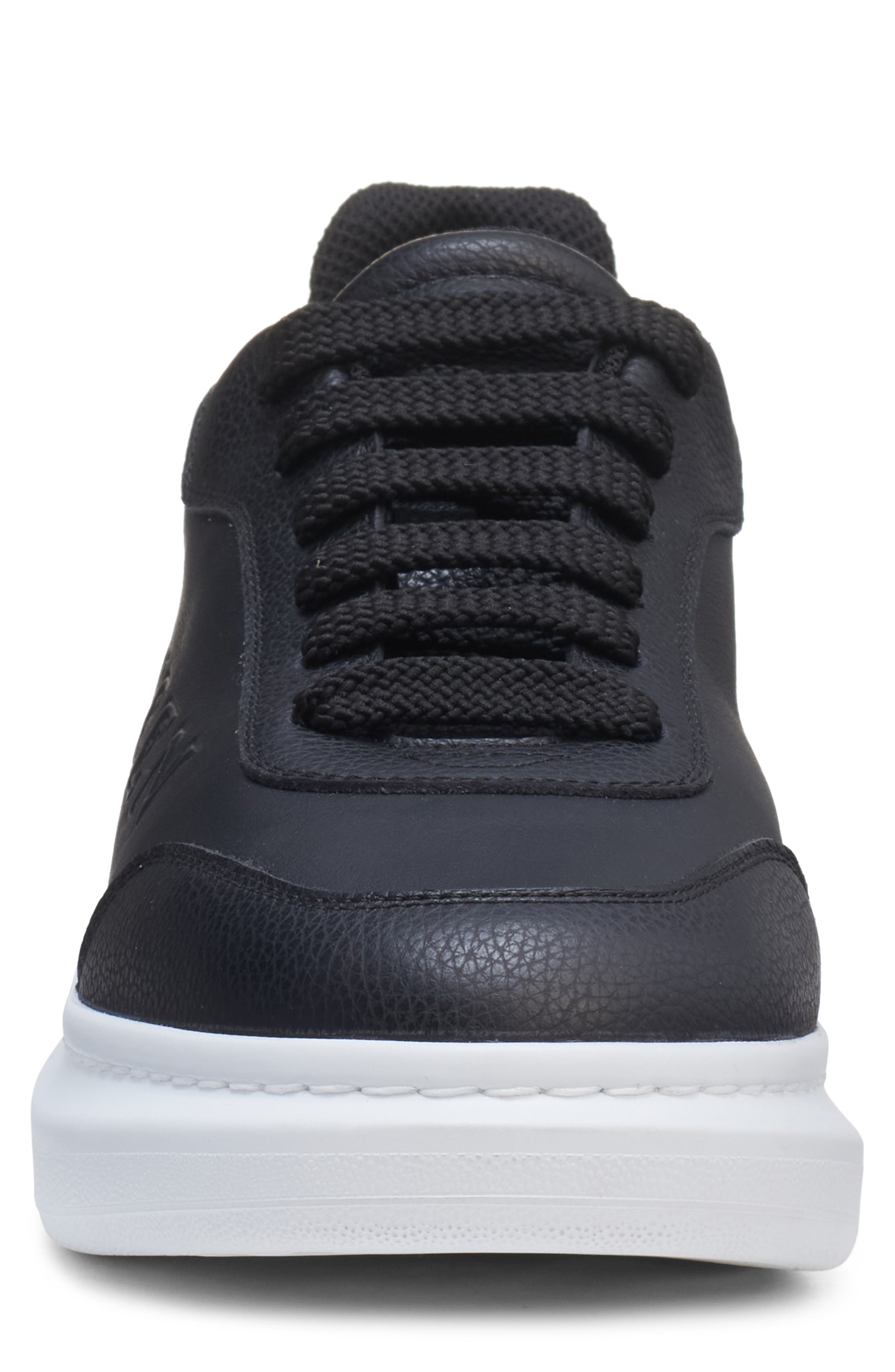 McQueen Oversize Sneaker in Black/Black/Black at Nordstrom - 4