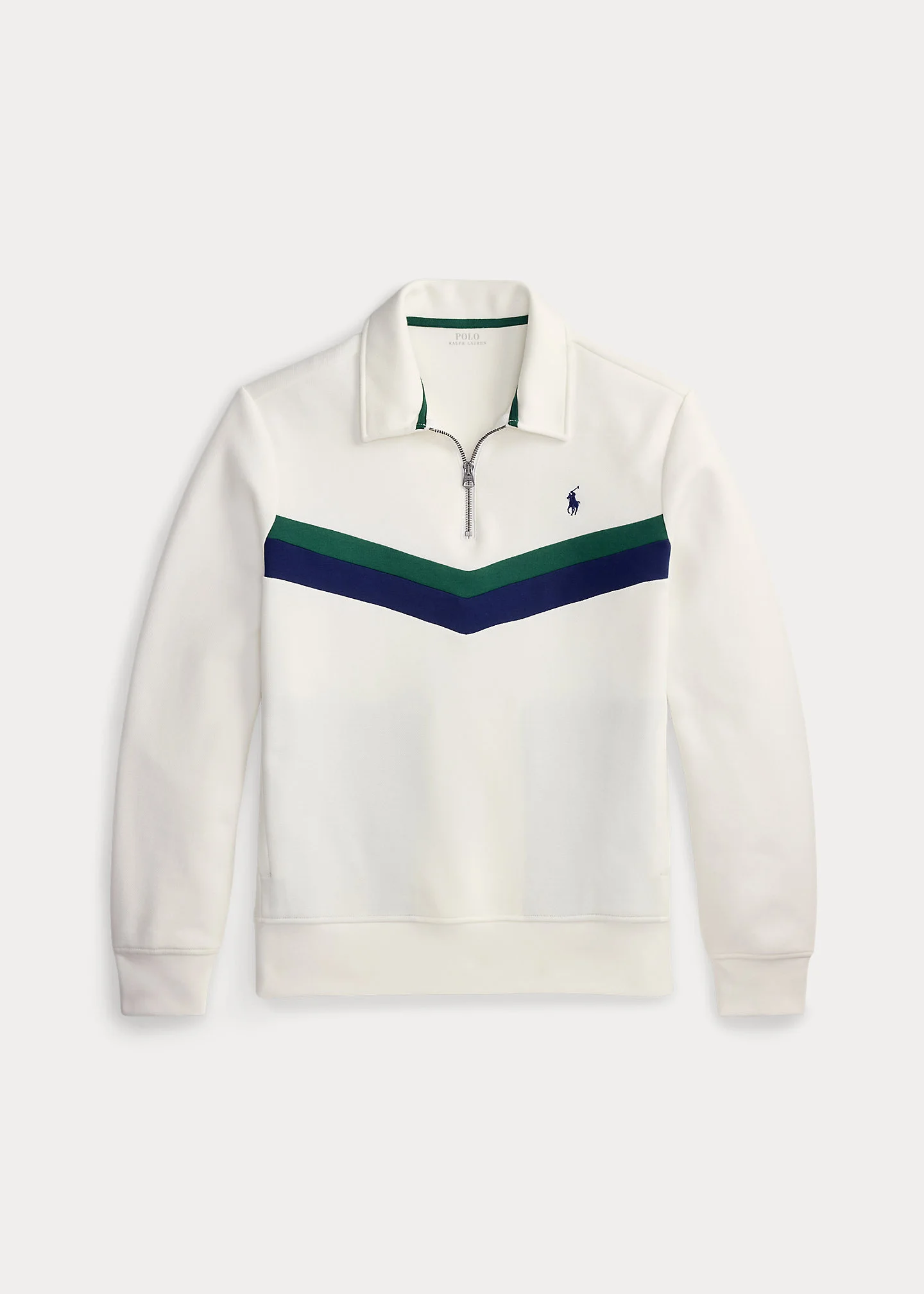 Double-Knit Quarter-Zip Sweatshirt - 1