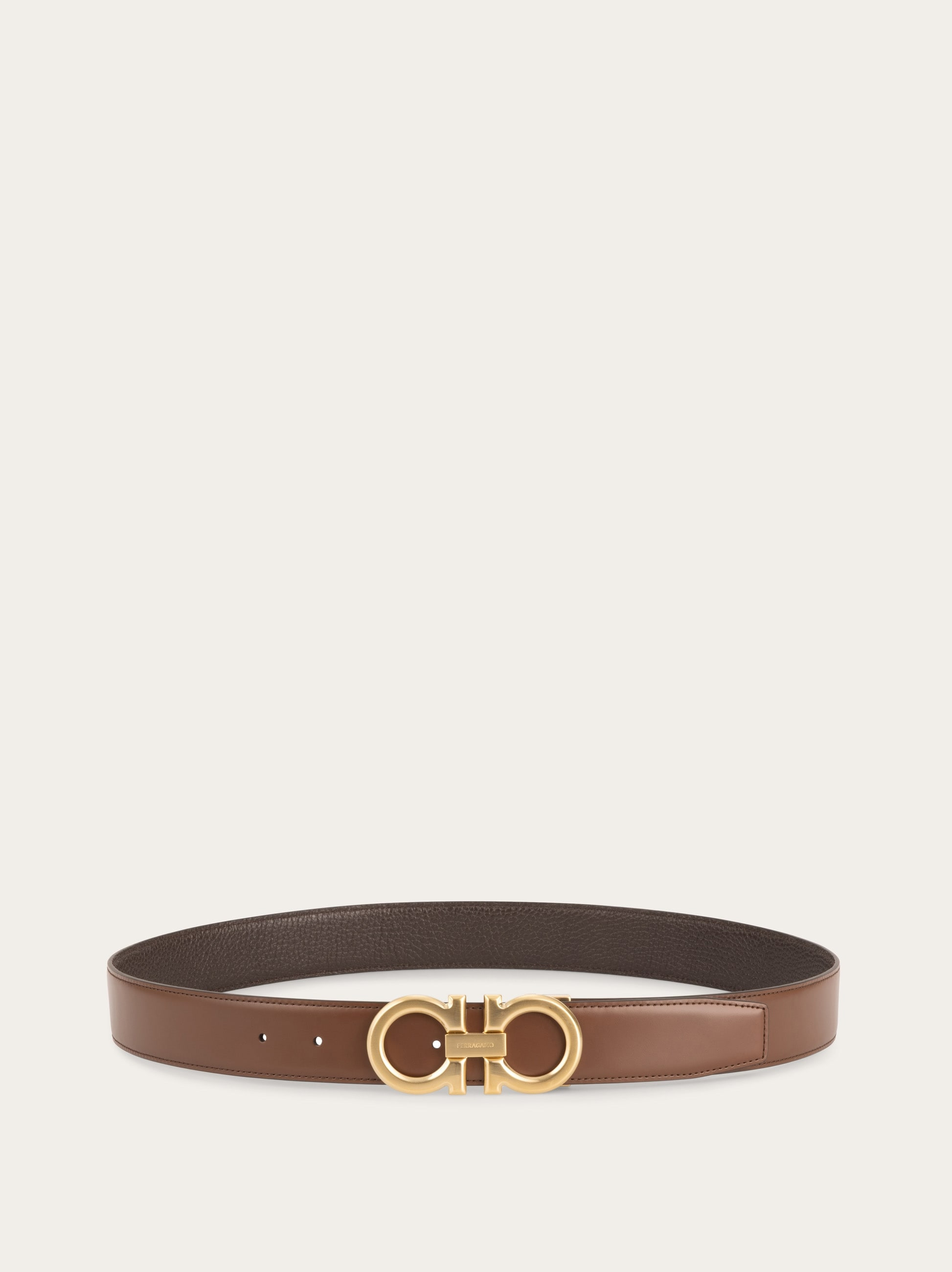 Reversible and adjustable Gancini belt - 3