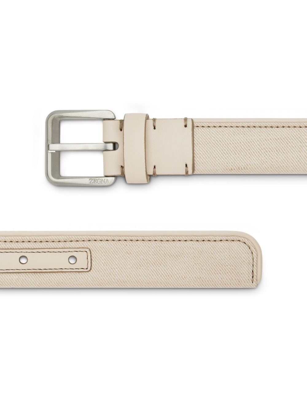 Oasi Lino cotton-blend belt - 2