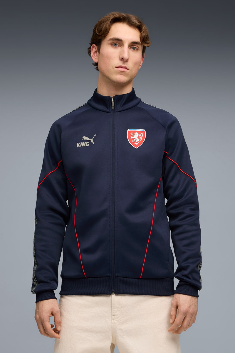 PUMA Czechia KING Anthem Men's Soccer Jacket outlook