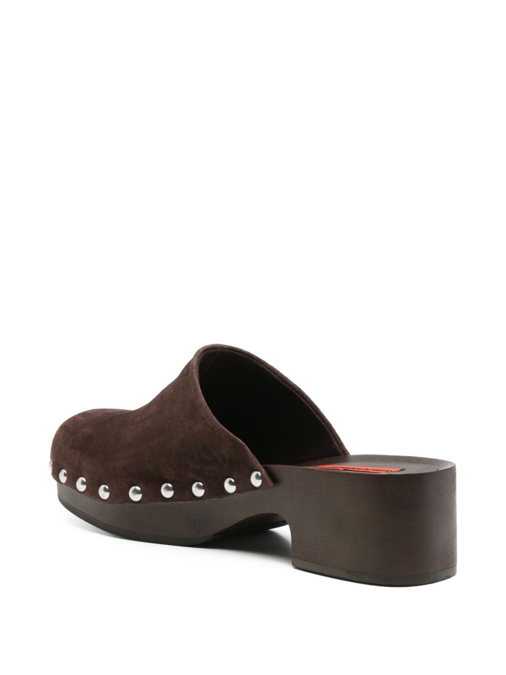 suede clog pumps - 3