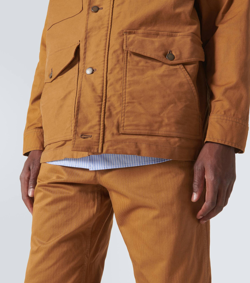 Corduroy-trimmed cotton jacket 6