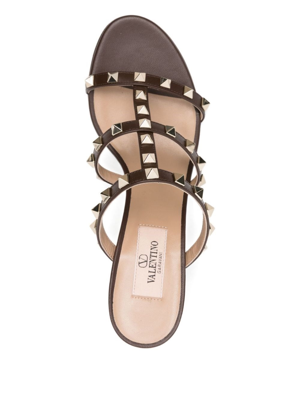 Rockstud leather sandals - 2