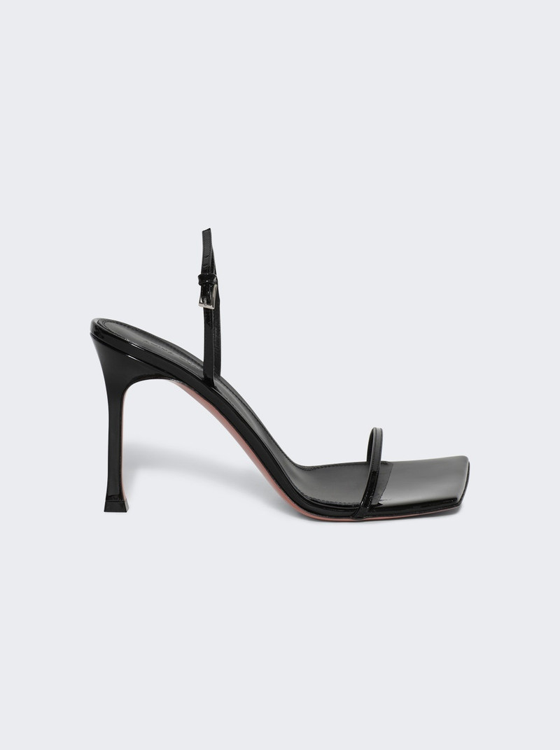 Maya Slingback Sandals Patent Black 1