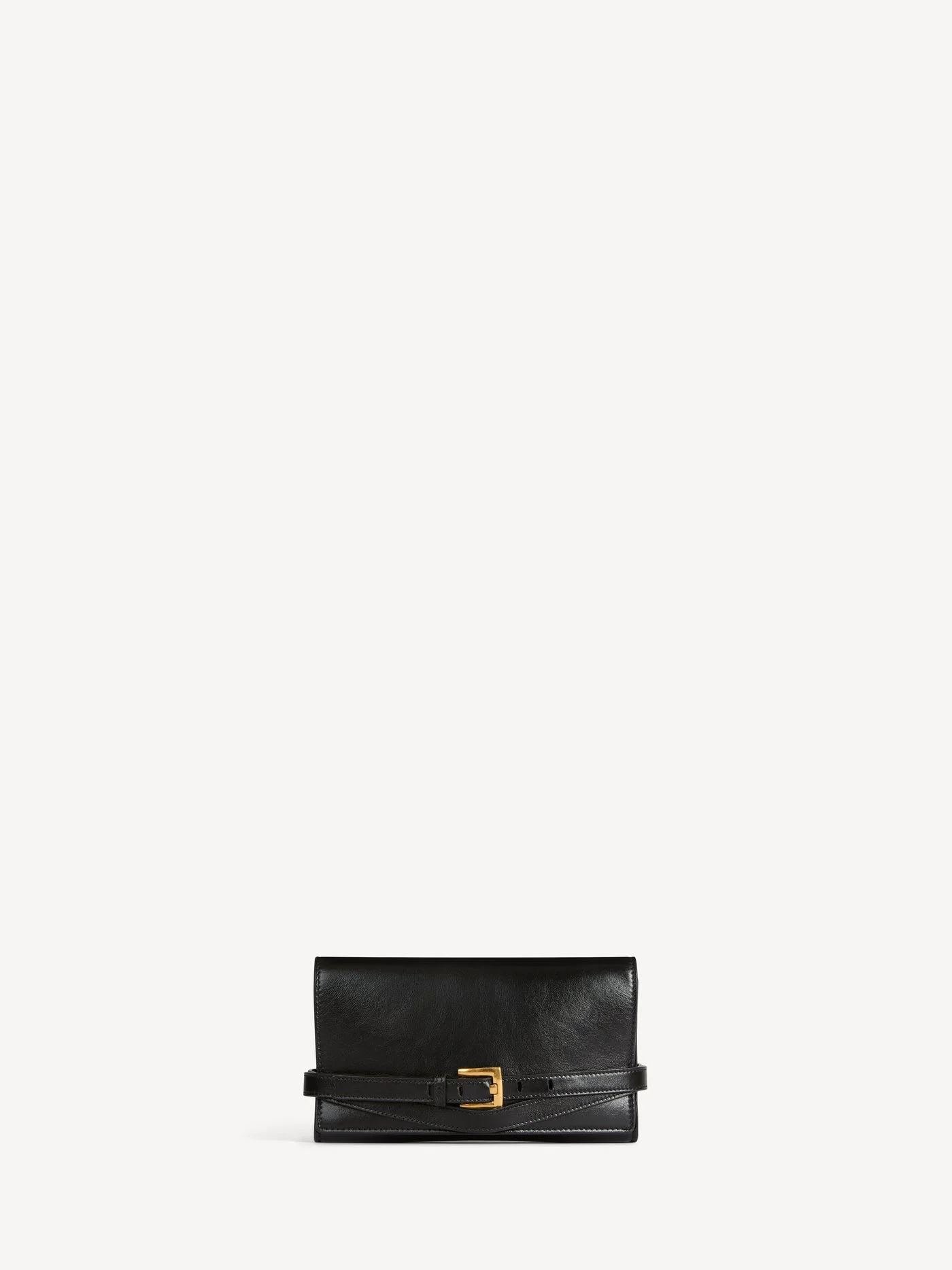 Shuffle calfskin wallet with chain - 1