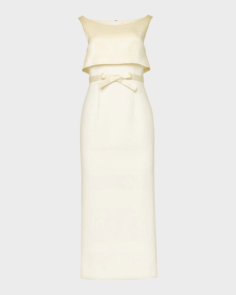 Mila Satin Bow Dress 1
