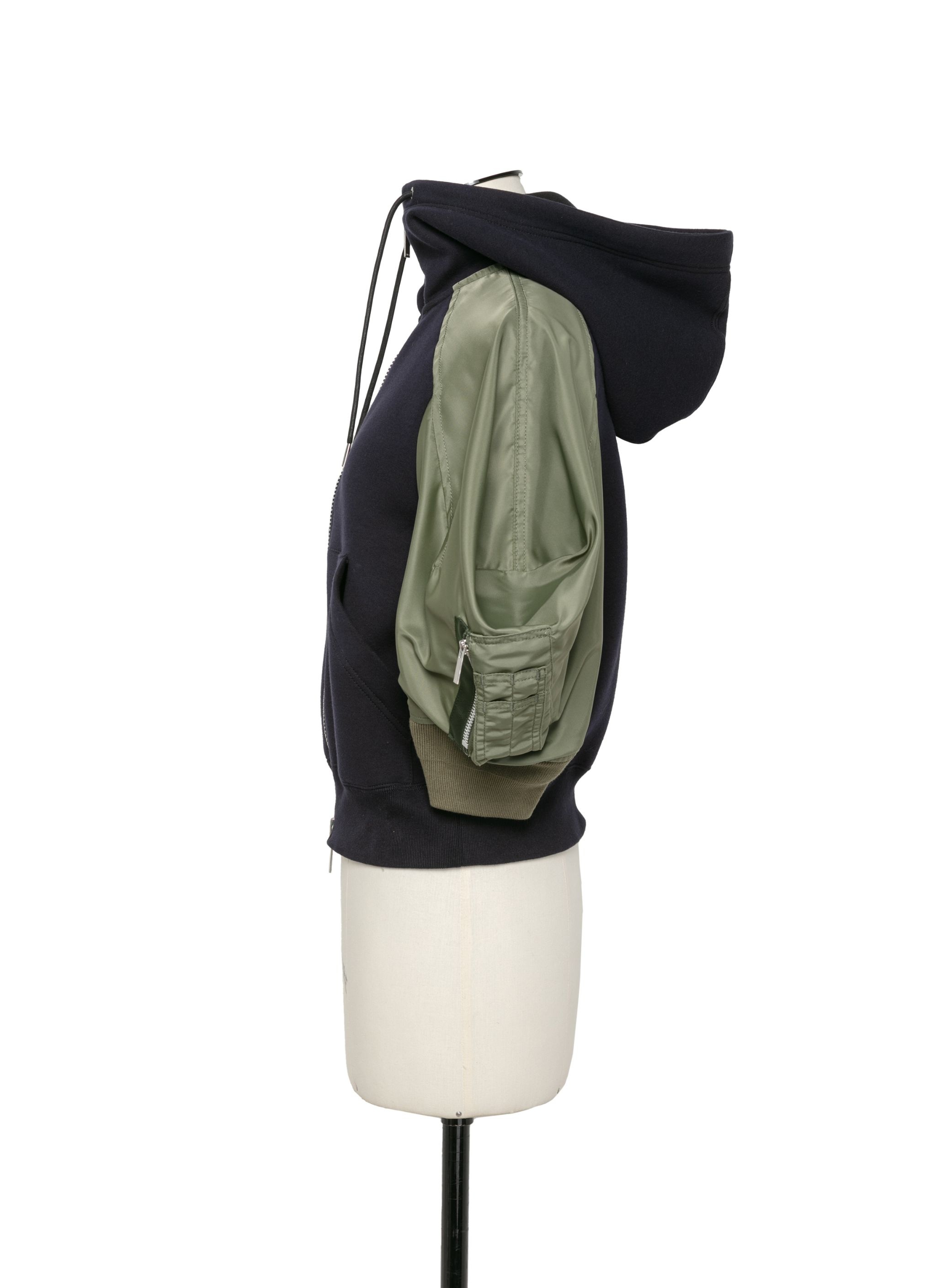 Sponge Sweat x Nylon Twill Hoodie - 3