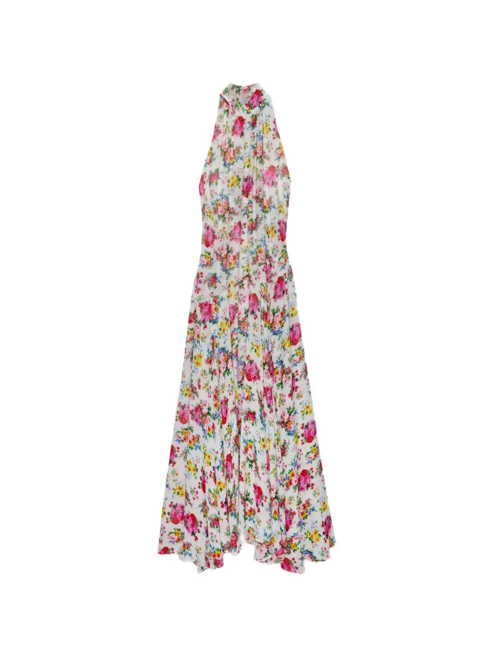 floral-pattern maxi dress - 1
