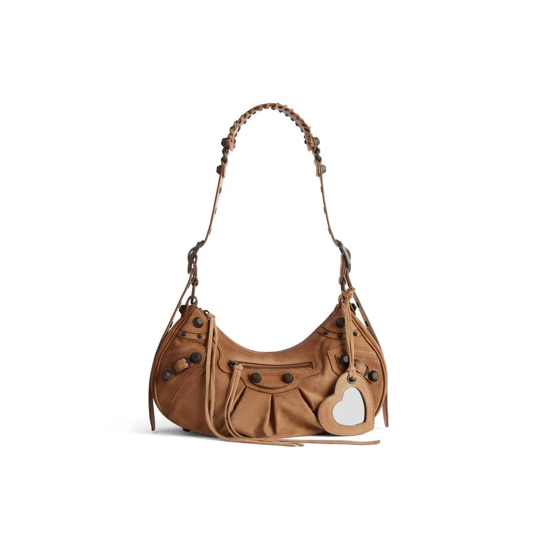 Women's Le Cagole Shoulder Bag Small in Camel - 1