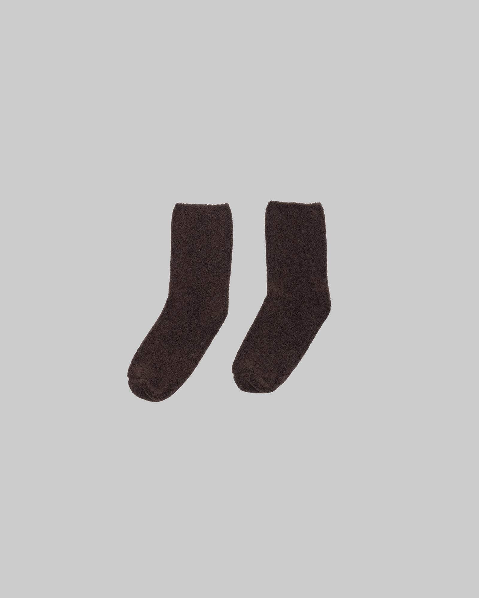 Buckle Overankle Socks - Textured Organic Cotton - 7