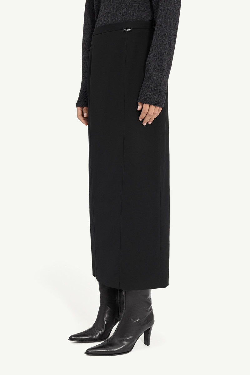 Long wool blend skirt 4