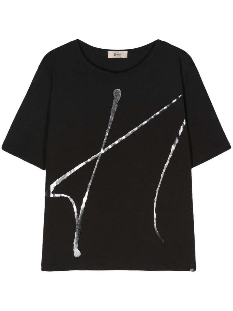 logo-plaque T-shirt 1