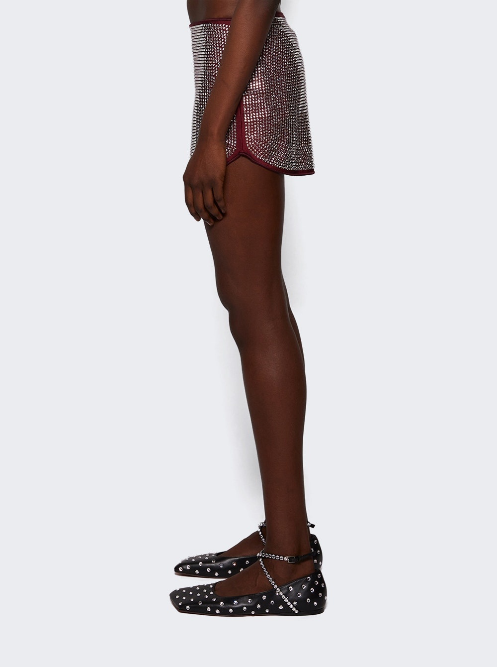 Crystal Skirt Merlot - 4