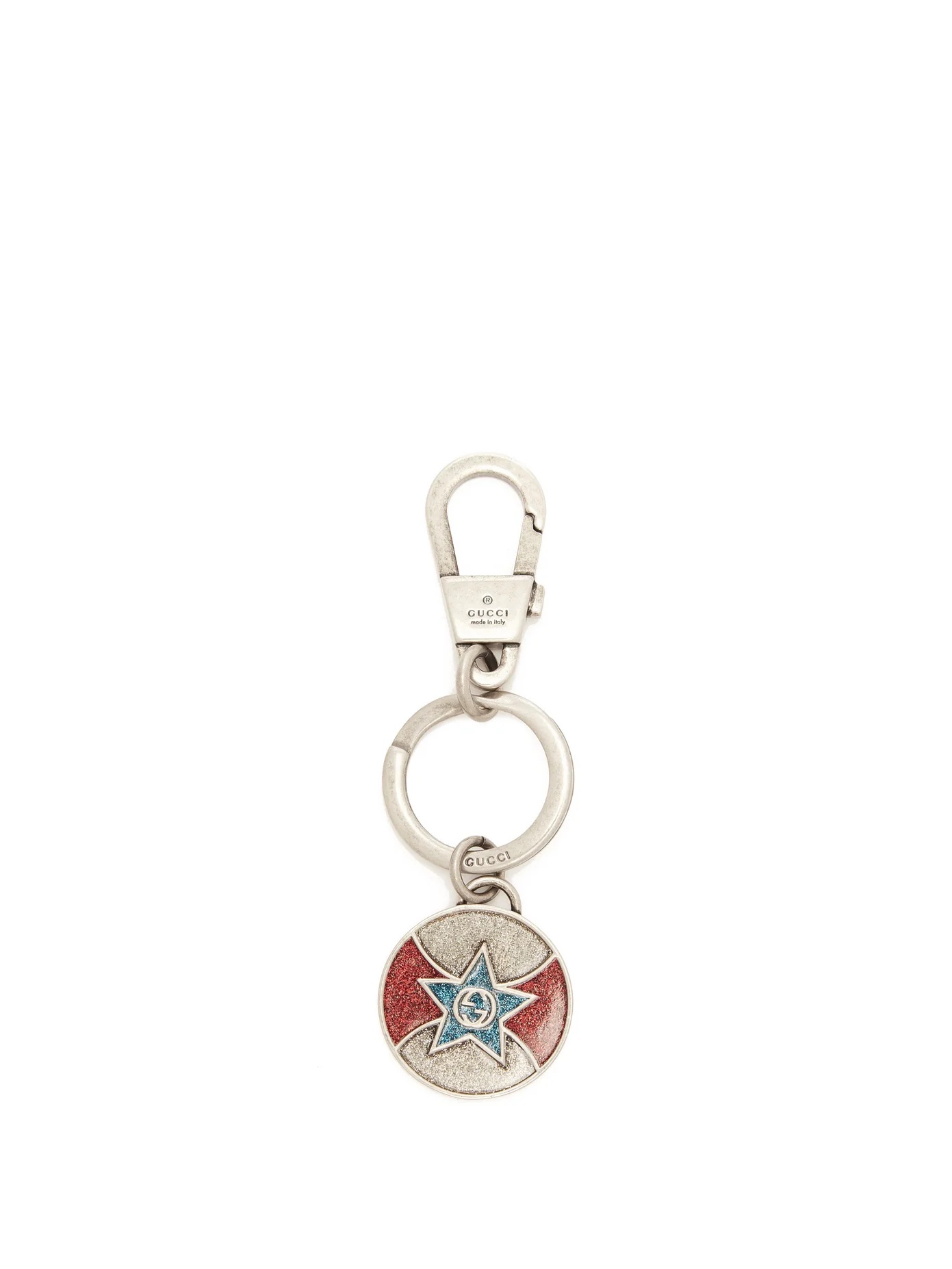 GG star glitter key ring - 1