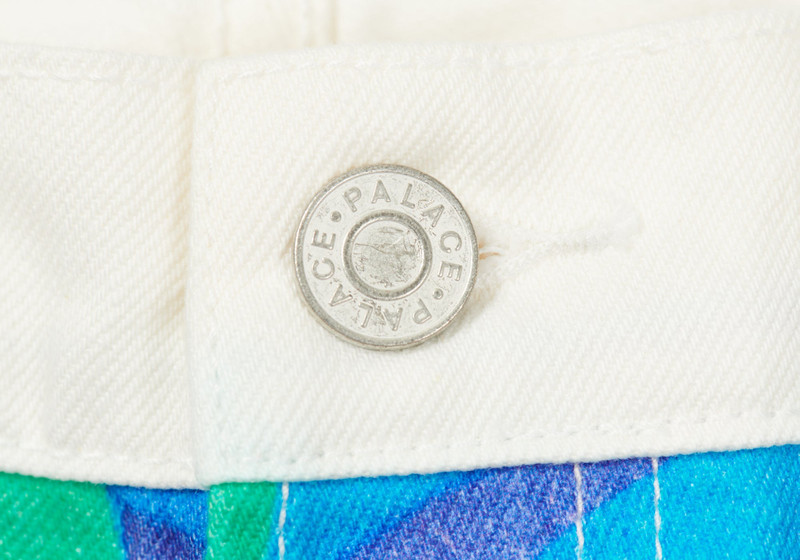 PALACE ZOMBY DENIM JEANS WHITE 4