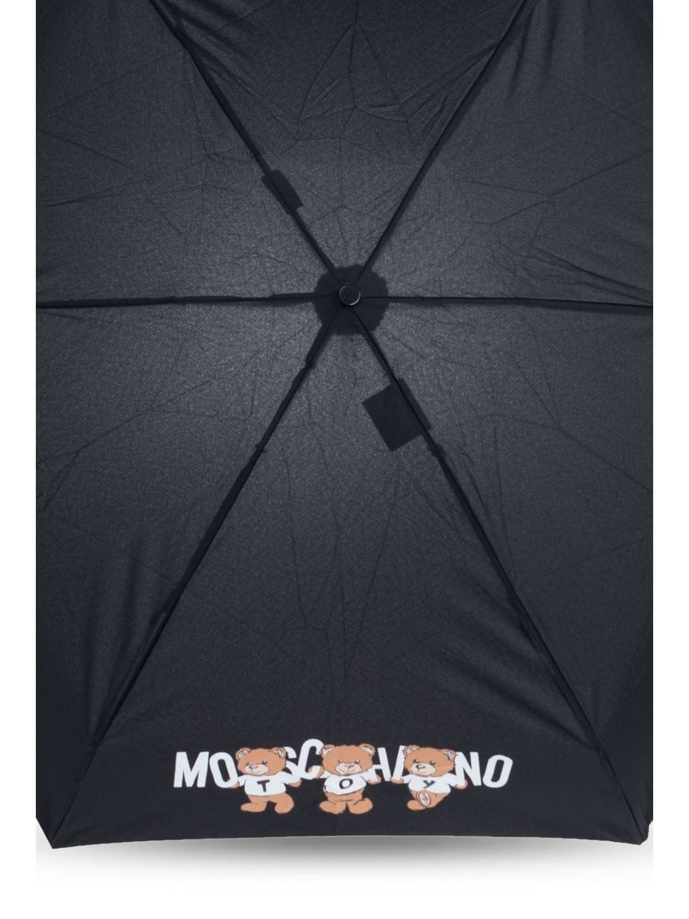 Moschino teddy bear-logo print compact umbrella | REVERSIBLE