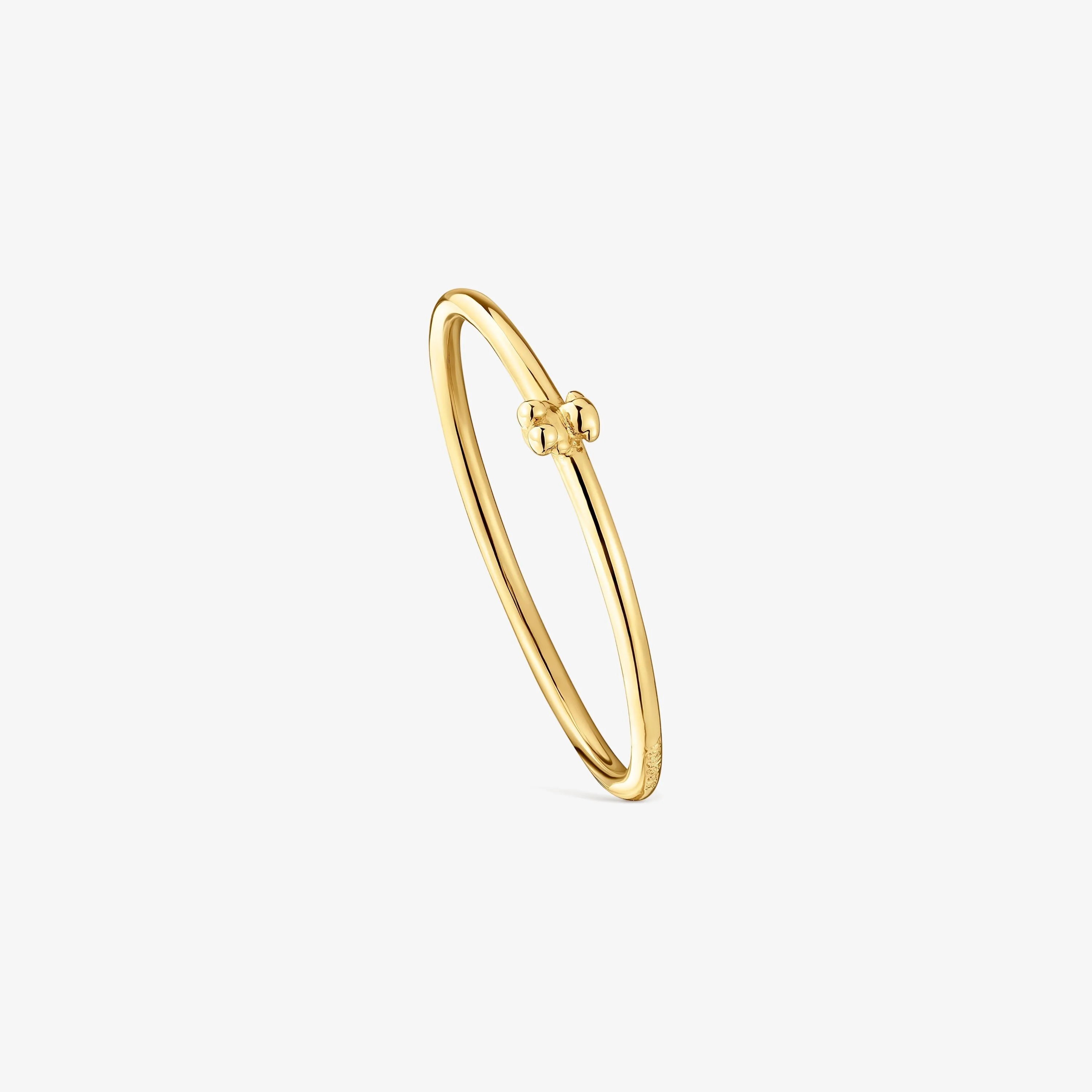 18K solid gold and bear charm Ring Bold Bear - 1