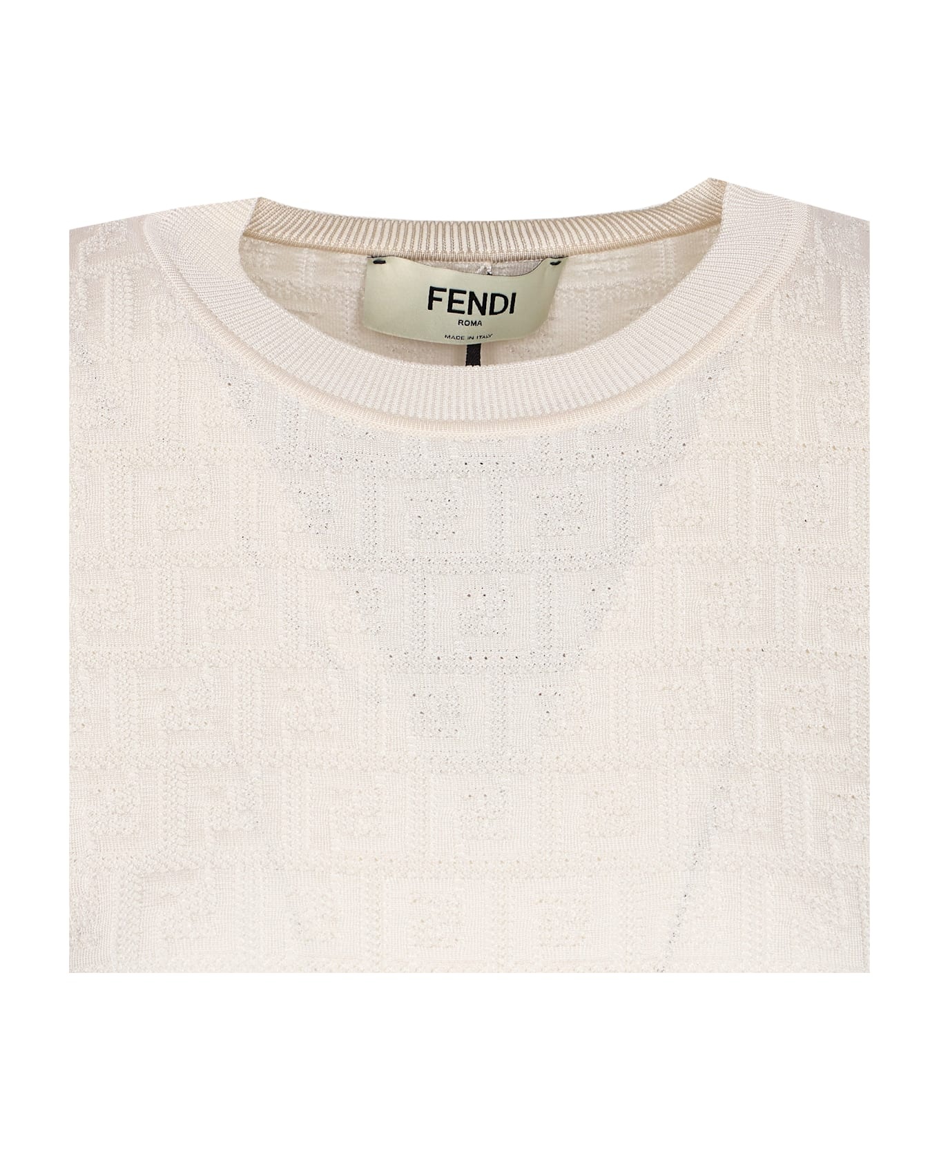 Ff Logo Knitted T-shirt - 4
