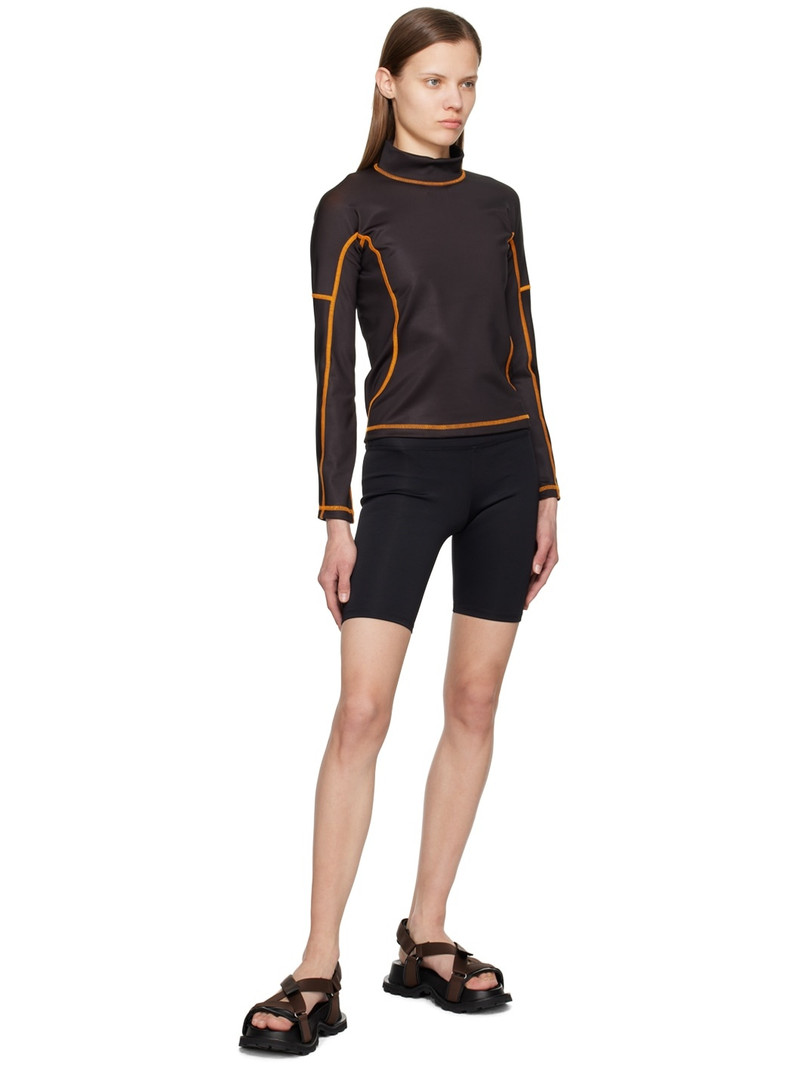MIISTA Black Ellis Long Sleeve T-Shirt outlook