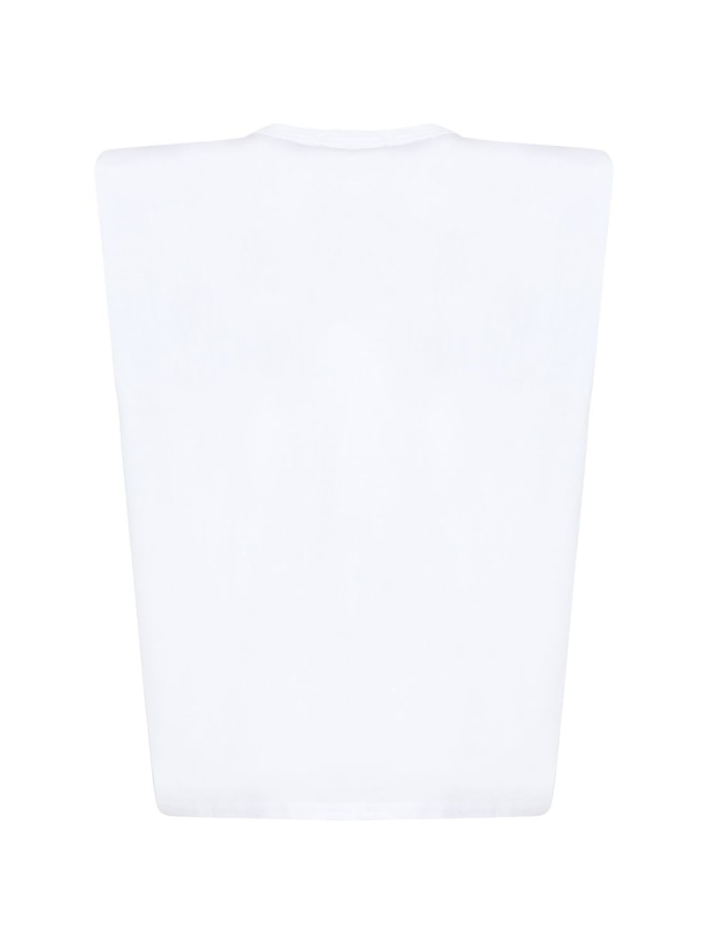 Eva cotton t-shirt w/ padded shoulders - 4