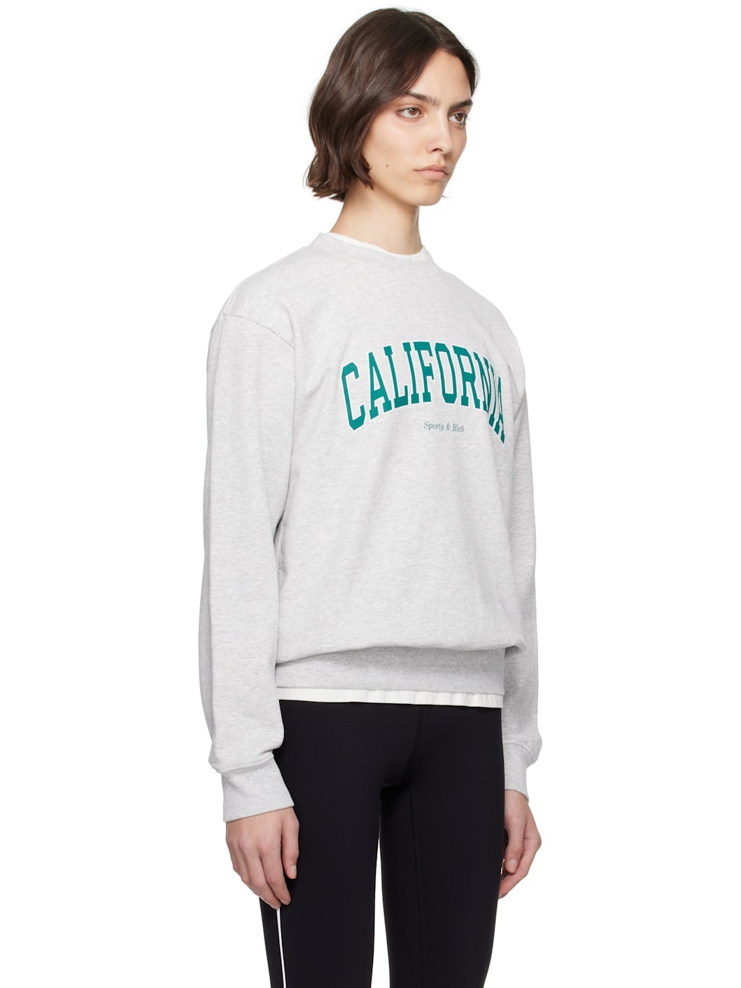 Gray 'California' Crewneck Sweatshirt - 2