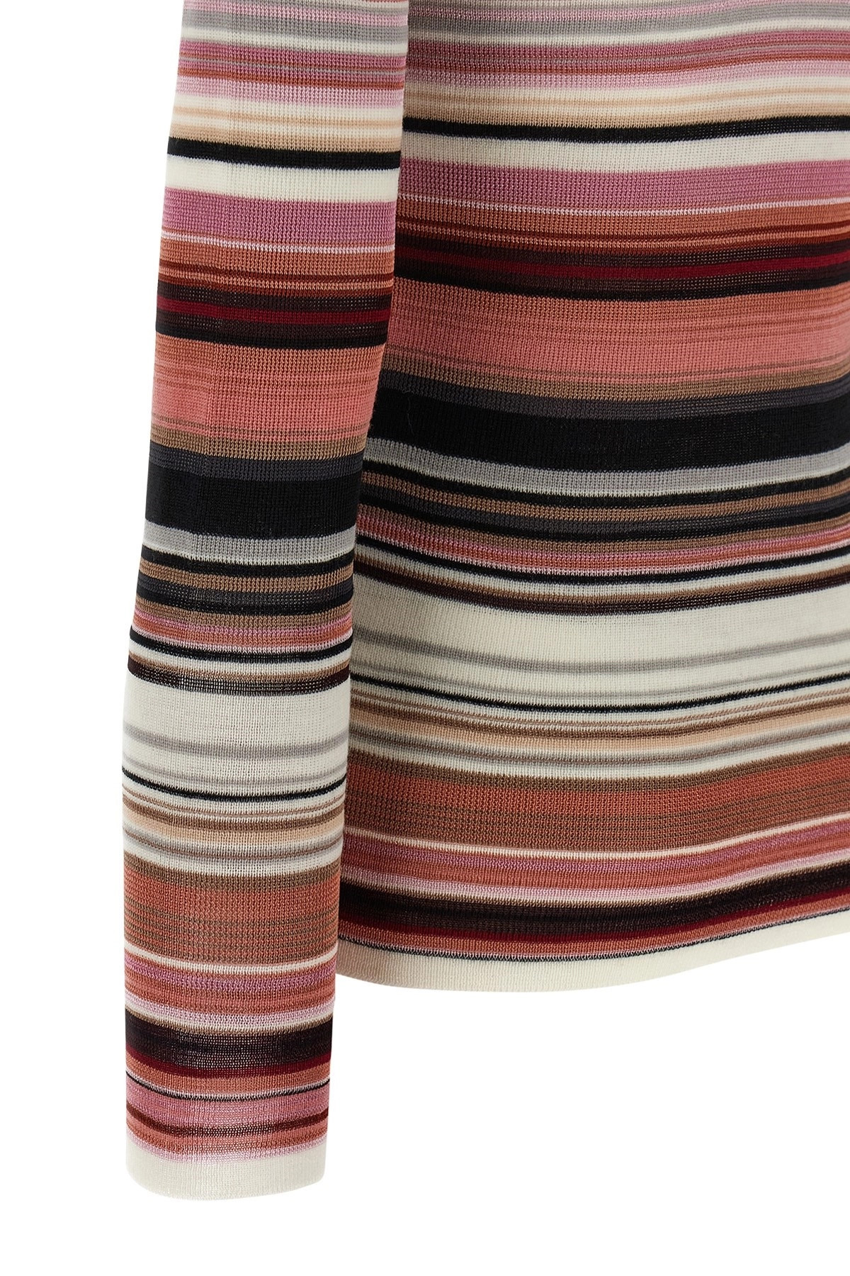 Striped turtleneck sweater - 4