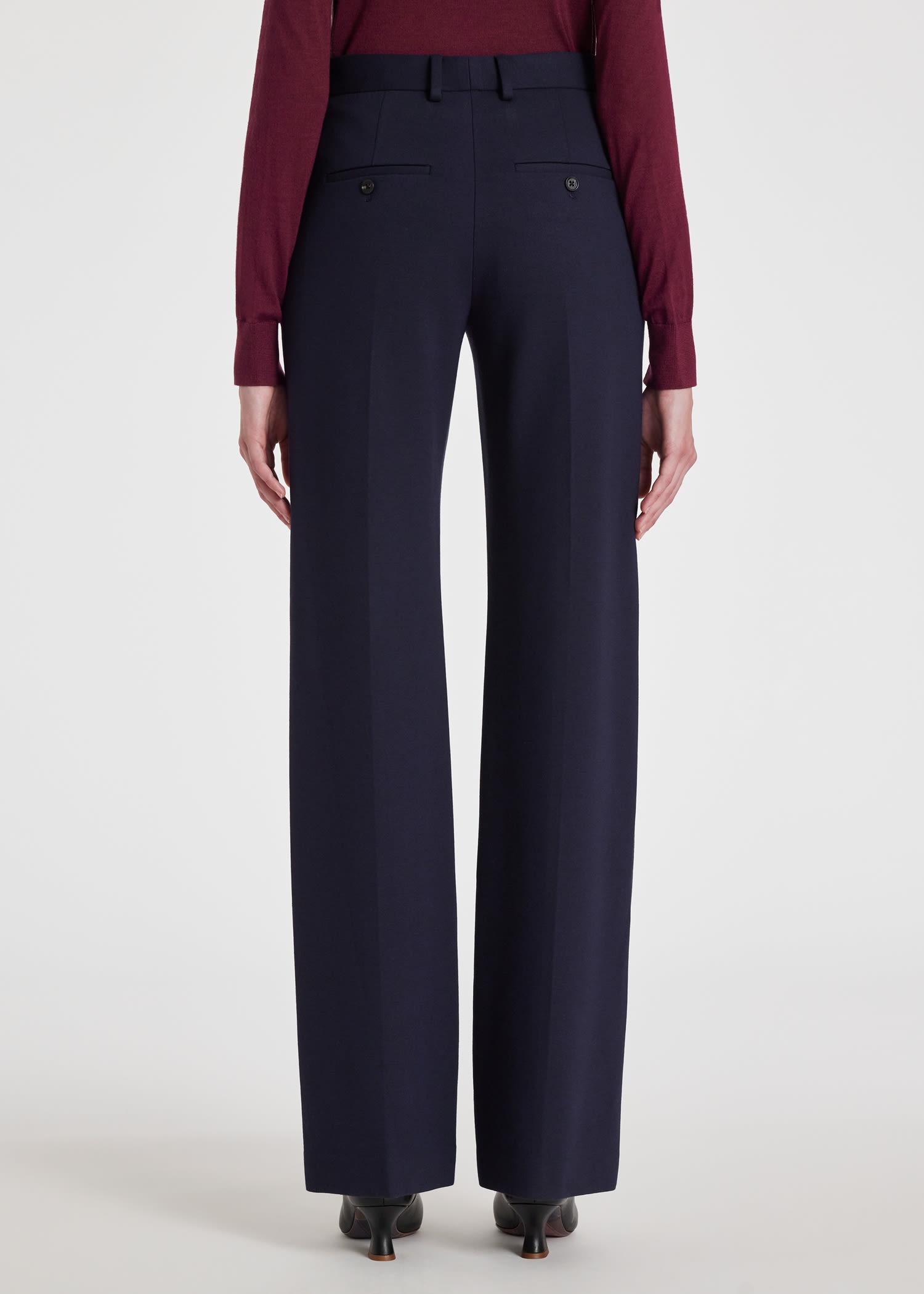 Slim-Fit Ponte-Jersey Pants - 1