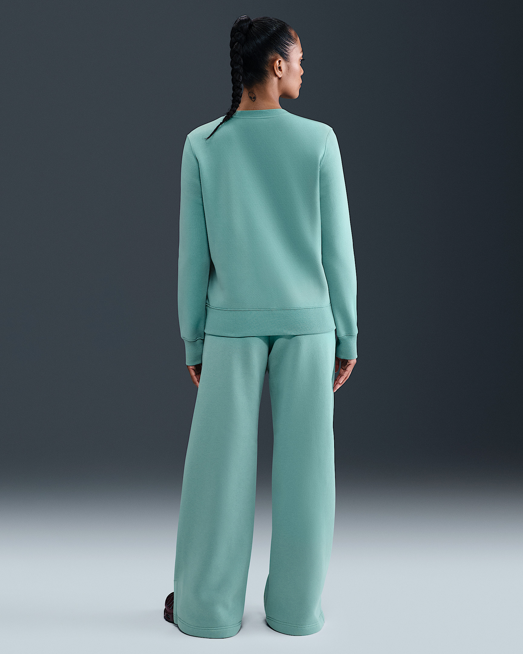 Nike Sportswear Phoenix Fleece Women's High-Waisted Wide-Leg Pants - 4