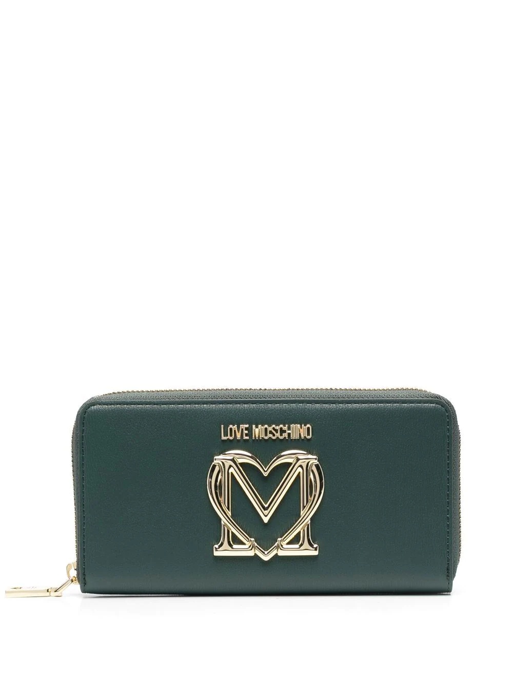 heart-logo zip wallet - 1