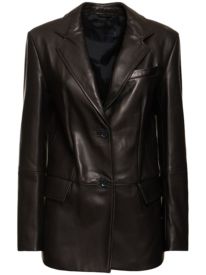 Hayes leather blazer - 1