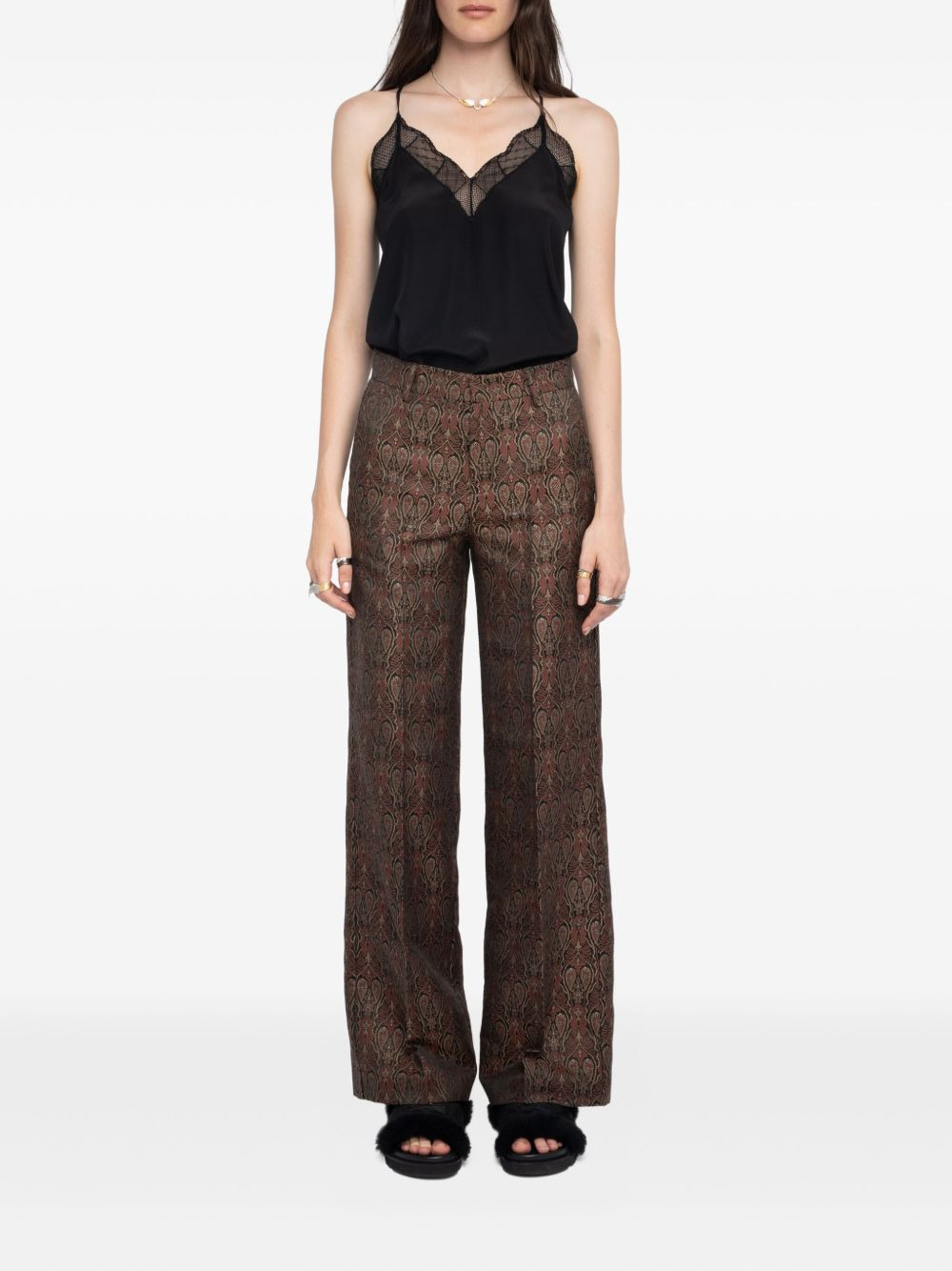PAnol paisley-pattern trousers - 2