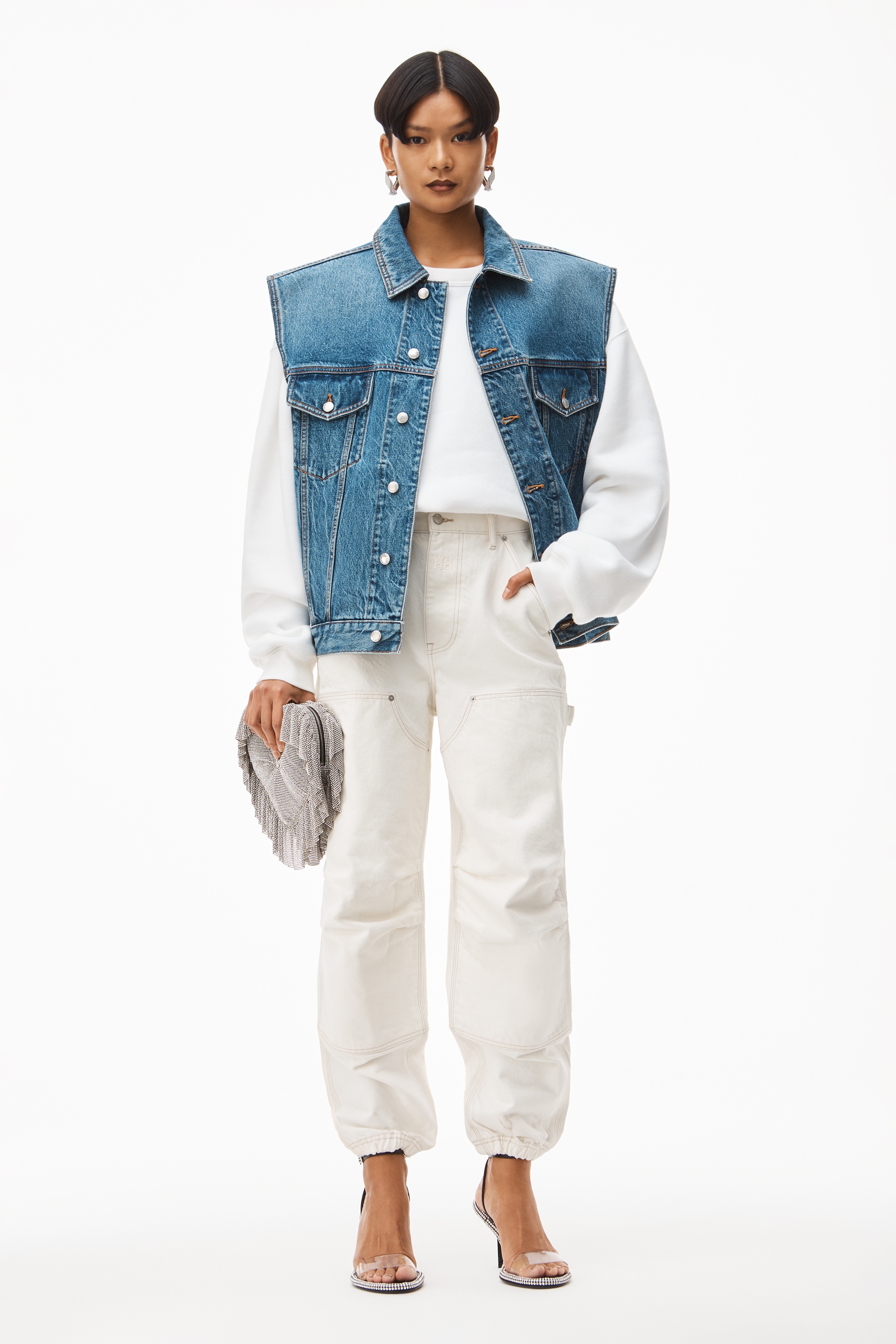 DOUBLE FRONT CARPENTER PANT IN DENIM - 2