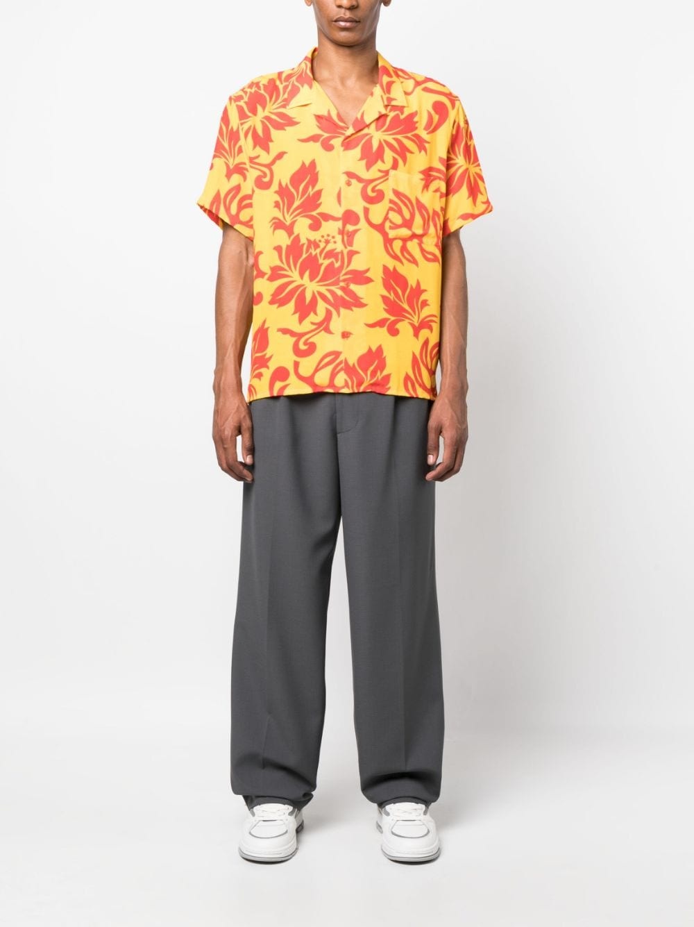 Tropical Flowers short-sleeve shirt - 2
